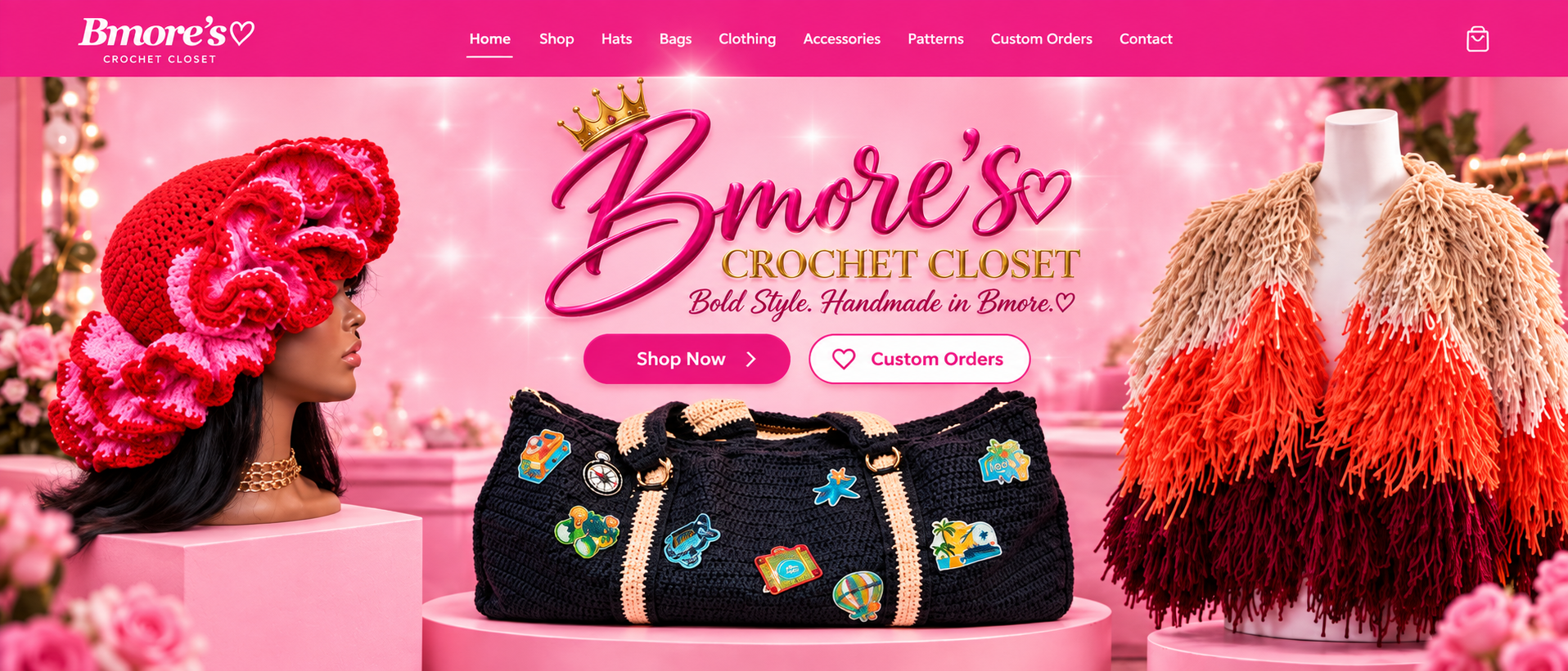 Bmore’s Crochet Closet — Bold Style. Handmade in Bmore.